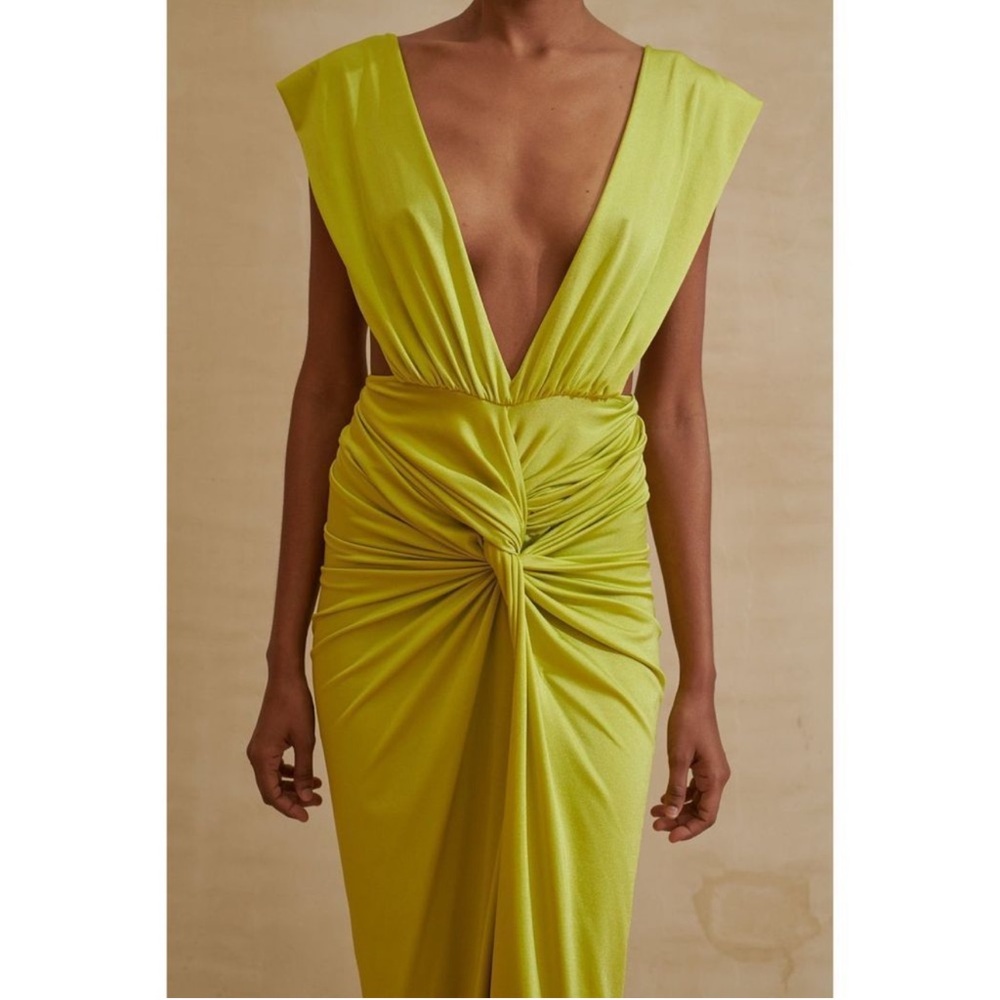 Baobab Collection Yellow Midi Dress - Picture 5 of 13